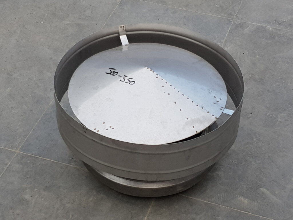 300mm/350mm stainless steel flue cowling