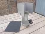 Aussie Rocket Stove SS™ with Windshield SS™
