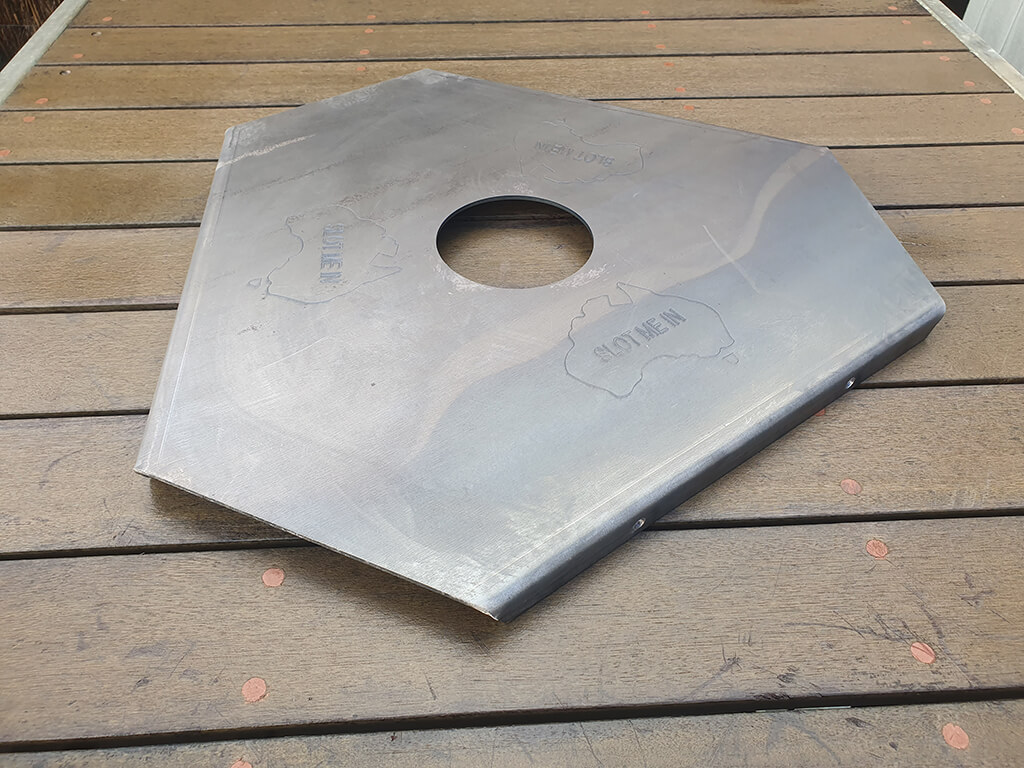 SMI Equilateral Fire Pit Kookabox Adapter Plate