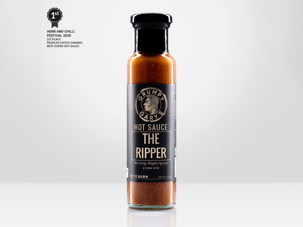 Grumpy Gary’s Ripper Hot Sauce (245mL / 8.2 fl oz) - Grumpy Gary's