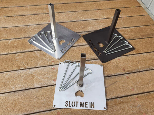 OZSPIT & BBQ™ Support Post/Ground Spike Stands “XP”, “SS” & “AE” - Ozspit & BBQ™